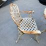 Cast Iron Garden Set - Table & 4 Chairs - Style H Image 3