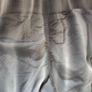 Grey/White Scrunch Butt Tummy Control Fitness Leggings  size 10 Image 3