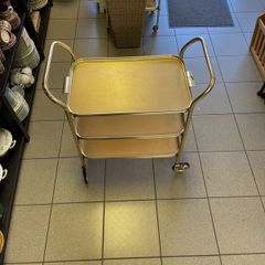 gold tea trolley