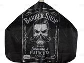Professional Cape Barbers Gown Hair Cutting Apron - BARBER SHOP Design