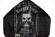Professional Cape Barbers Gown Hair Cutting Apron - BARBER SHOP Design