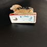 Vintage Staffordshire Pottery Ram Sheep Horns Figure Ornament Image 4
