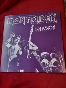 IRON MAIDEN: Invasion LP (Live Belgium 1980) Rare LP- (No. 199 of 333)