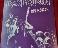 IRON MAIDEN: Invasion LP (Live Belgium 1980) Rare LP- (No. 199 of 333)