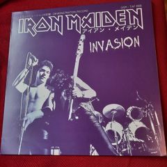 IRON MAIDEN: Invasion LP (Live Belgium 1980) Rare LP- (No. 199 of 333)