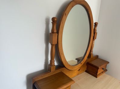 Table Top Mirror with mini drawers