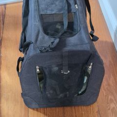 Small Dog: dog house, carrier bag, basket and crate
