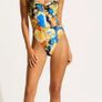 Seafolly Blue  One-Piece Bandeau Swimsuit Size 10 Image 5