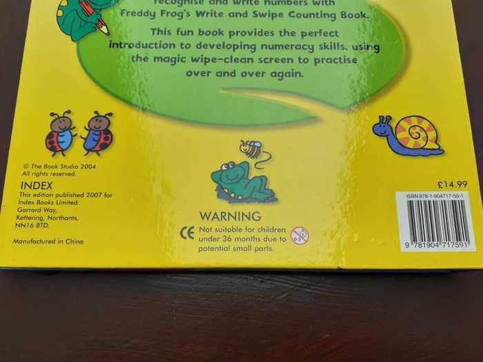 Freddy Frog's Write and Swipe Counting Book
