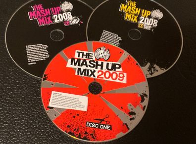 Ministry of Sound - The Mash Up Mix 2008 & 2009 CDs (3 Discs Total)