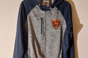 chicago bears zipped hoodie