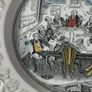 Adams Ironstone Plate Mr Pickwick addresses the Club Image 6