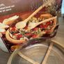Large glass bowl / wooden stand / bowl only Image 4