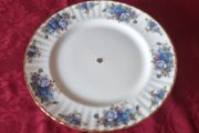 Royal Albert Moonlight Rose Bone China Gold Gilt Footed Cake Stand Made In England