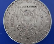 1881  "CC" American Morgan Silver Dollar 90% Silver coin