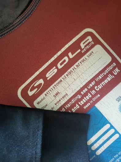 Sola wetsuit
