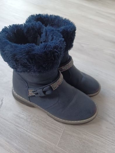 navy girls boots
