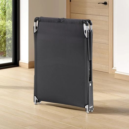 Compact Folding Bed with Comfort Mattress, Single