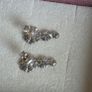 Pandora sparkly Daisy Flower stud earrings very good condition hallmarked Image 3