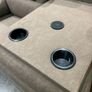 New Ashford Truffle Micro Fabric Recliner Sofa Image 4