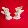 Pair of Belleek Tree Stump Vases (Spill Vases), 5th Mark, Ireland Image 3