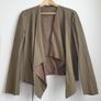 Zara Faux Leather Jacket Size Large Image 3