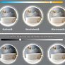 Bathroom mirror LED round anti fog Image 4