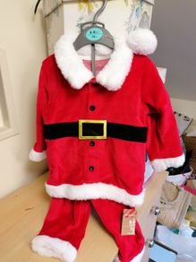 Baby Boy 3 piece REDUCED Christmas Santa Set