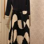 Dress  black and cream . Classic Image 2