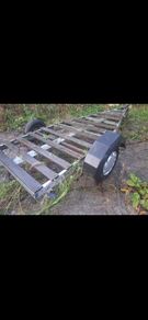 12 ft galvinised flat trailer