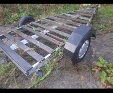 12 ft galvinised flat trailer