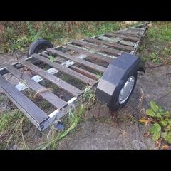 12 ft galvinised flat trailer
