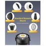 RaLeno 80W LED Studio Video Light, Continuous Lighting with 5600K 7200Lux1M CRI 95+ Brightness Adjustable, Bowens Mount and Efficiency Cooling Fan Image 7