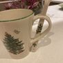Spode Christmas Tree Mug and Spoon Set - as new Image 2