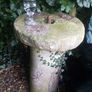 Antique handcut Limestone roller. Image 5