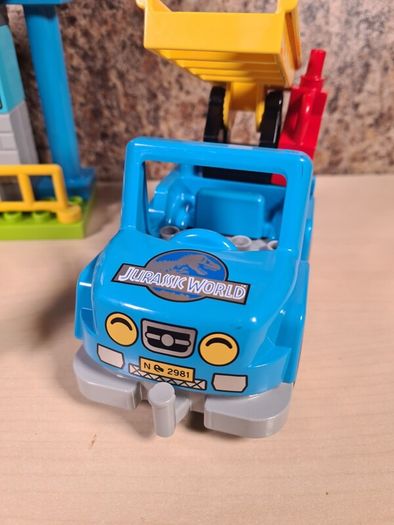 Lego Duplo Jurassic World Gentle Giants Petting Zoo 10879 And T Rex Tower 10880 Missing Some Pieces