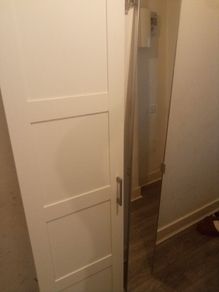 ikea door and mirror door