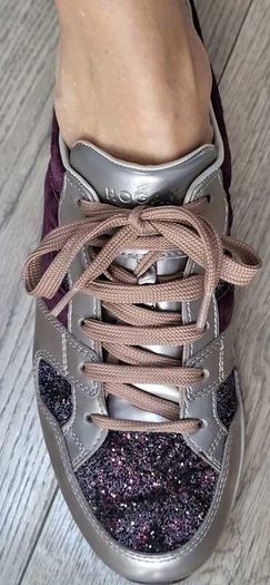 HOGAN leather trainers Sz 40 (Fit 7UK) - Rrp 320 (New)