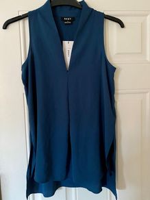 DKNY dressy flowy vest top size XS