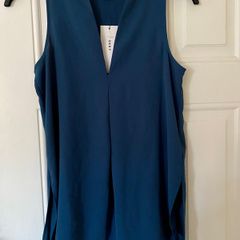 DKNY dressy flowy vest top size XS