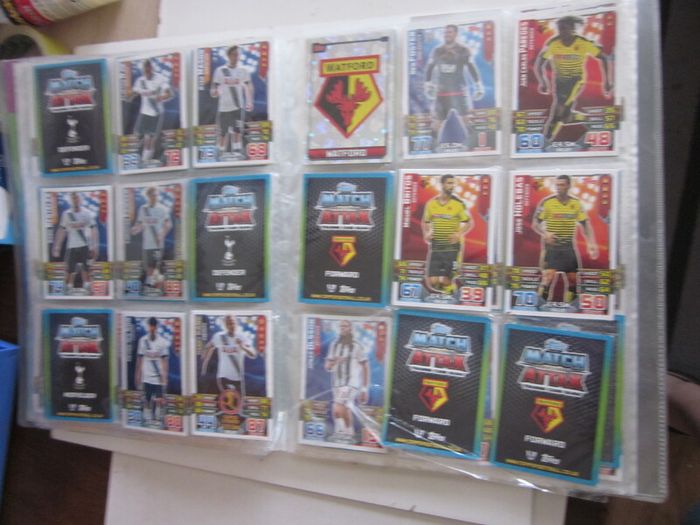 Topps Match Attax Premier League 2015/16 Season Incomplete Collector Binder