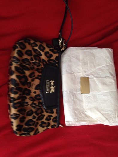 Coach ocelet wristlet