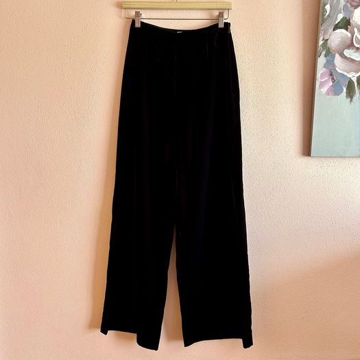 Whistles Velvet Wide Leg Trouser UK6 LIKE NEW