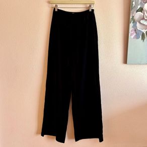 Whistles Velvet Wide Leg Trouser UK6 LIKE NEW