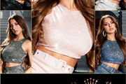 glitter TOP fits 6-8