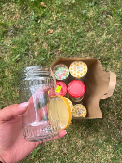 Glass jars (10)