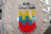 Dublin Millenium Vase.Donegal Parian Pottery.