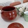 Vintage Clay Cooking Pot Image 2
