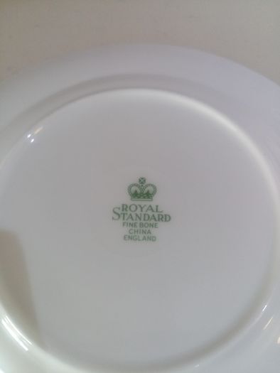 Royal Standard Tea Trio Set, Bone China