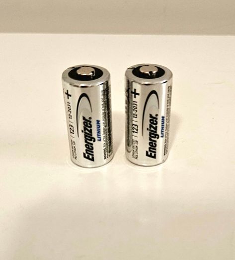 Energizer 123 Lithium 3V Batteries (Pair)